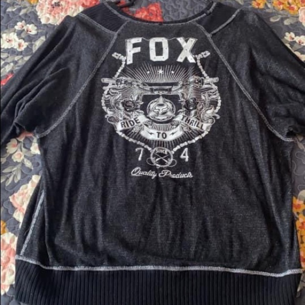 Fox long sleeve sweater